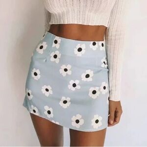 Floral Mini Skirt